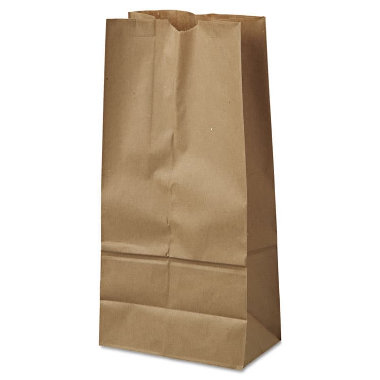 ROSS & WALLACE PAPER PRODUCTS, . Grocery Paper Bags, 16# Size, 40# Basis Weight, 7.75" x 4.75" x 16", Kraft, 500/Bundle (BAGGK16500)