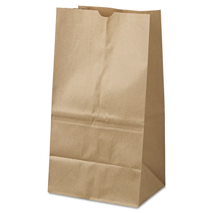 ROSS & WALLACE PAPER PRODUCTS, . Grocery Paper Bags, 25# Squat Size, 40# Basis Weight, 8.25" x 5.25" x 16.13", Kraft, 500/Bundle (BAGGK25S500)
