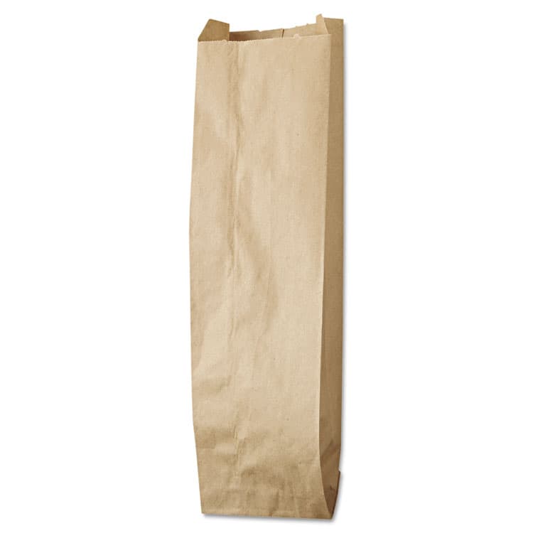GEN Liquor-Takeout Quart-Sized Paper Bags, Quart Size, 35# Basis Weight, 4.25" x 2.5" x 16", Kraft, 500/Bundle (BAGLQQUART500)