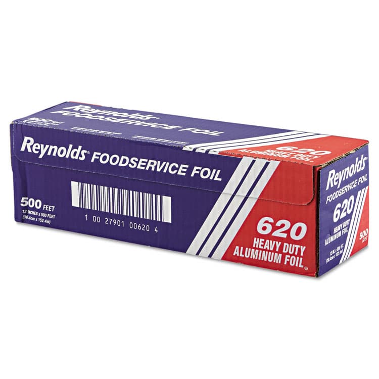 REYNOLDS FOOD PACKAGING Heavy Duty Aluminum Foil Roll, 12" x 500 ft (RFP620)