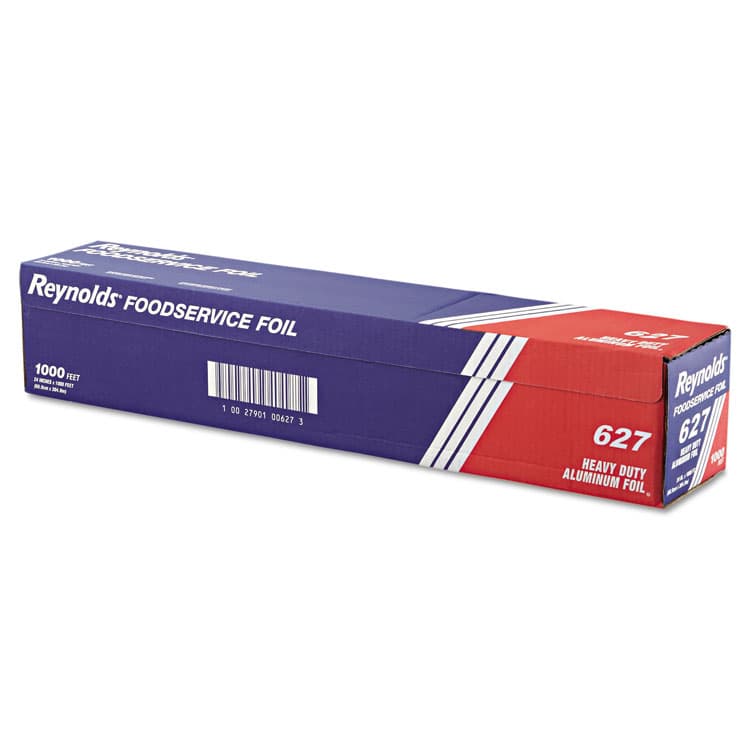 REYNOLDS FOOD PACKAGING Heavy Duty Aluminum Foil Roll, 24" x 1,000 ft (RFP627)
