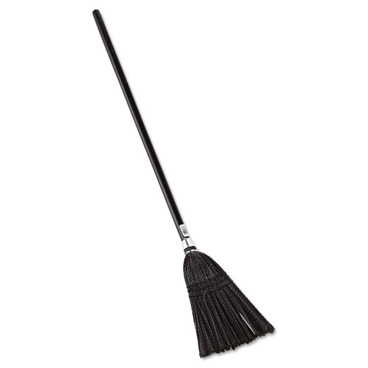 RUBBERMAID COMMERCIAL PROD. Lobby Pro Synthetic-Fill Broom, Synthetic Bristles, 37.5" Overall Length, Black (RCP2536)