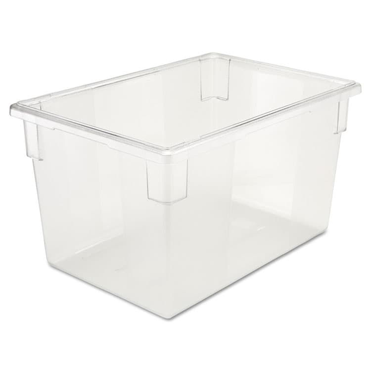 RUBBERMAID COMMERCIAL PROD. Food/Tote Boxes, 21.5 gal, 26 x 18 x 15, Clear, Plastic (RCP3301CLE)