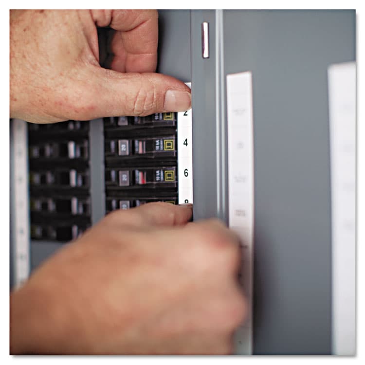 DYMO Rhino Permanent Poly Industrial Label Tape, 0.37" x 18 ft, White/Black Print (DYM18482) thumbnail 2