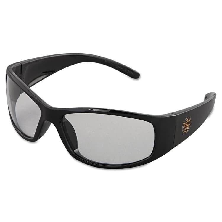 SMITH AND WESSON Elite Safety Eyewear, Black Full Frame, Clear Dual Lens (ANS21302)