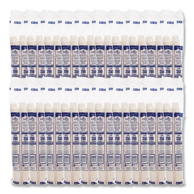 DART Paper Portion Cups, ProPlanet Seal, 0.75 oz, White, 250/Bag, 20 Bags/Carton (SCC075) thumbnail 3