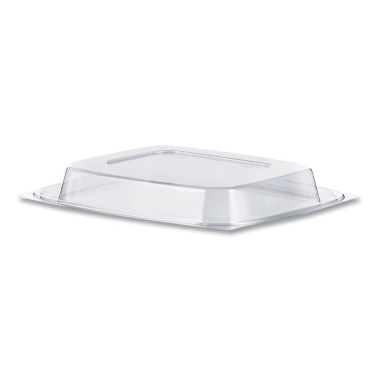 DART ClearPac Clear Container Lids, Dome, 6.5 x 7.5, Clear, Plastic, 63/Pack, 8 Packs/Carton (DCCC32DDLR)