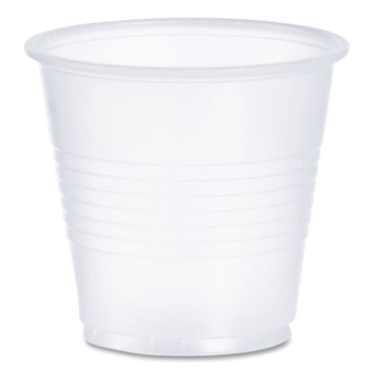 DART High-Impact Polystyrene Cold Cups, 3.5 oz, Plastic, Translucent, 100/Sleeve, 25 Sleeves/Carton (DCCY35)