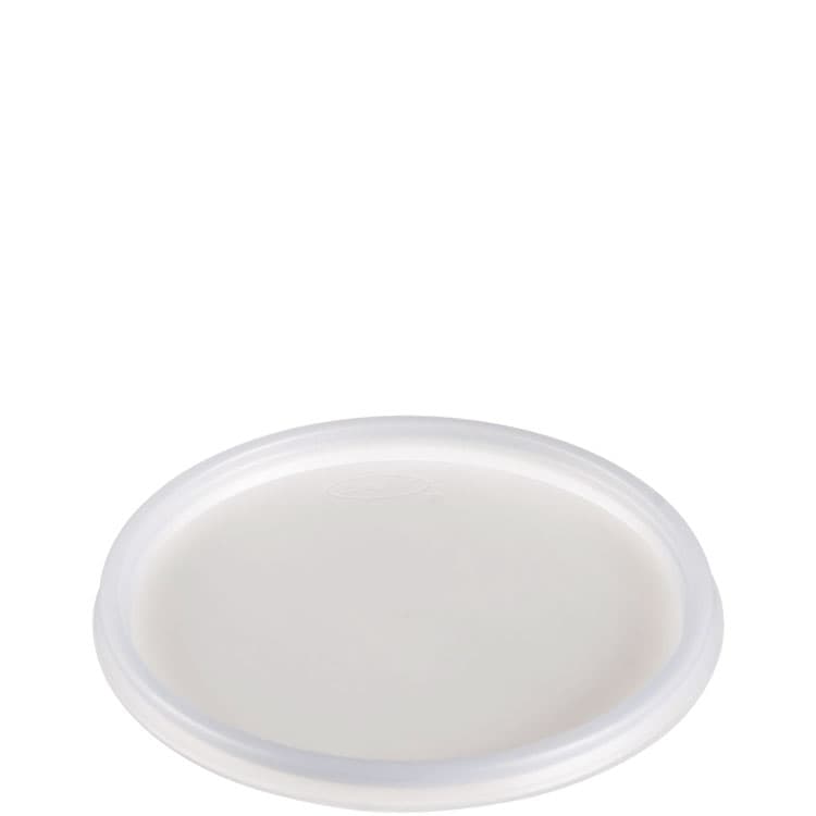 DART Non-Vented Cup Lids, Fits 5 oz to 16 oz Food Containers/30 oz to 32 oz Hot Cups, Plastic, Translucent, 100/Pack, 10 Packs/CT (DCC20JLNV)