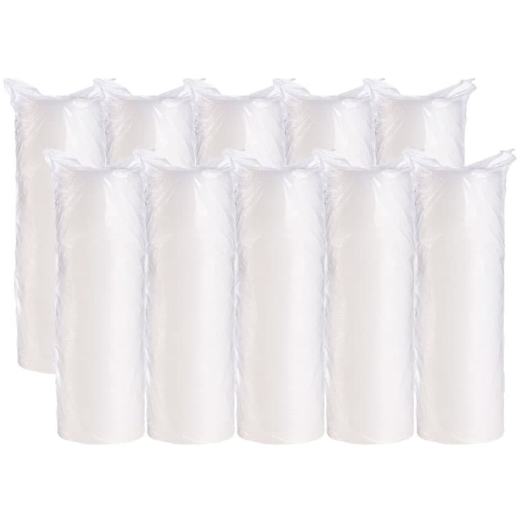 DART Non-Vented Cup Lids, Fits 5 oz to 16 oz Food Containers/30 oz to 32 oz Hot Cups, Plastic, Translucent, 100/Pack, 10 Packs/CT (DCC20JLNV) thumbnail 3