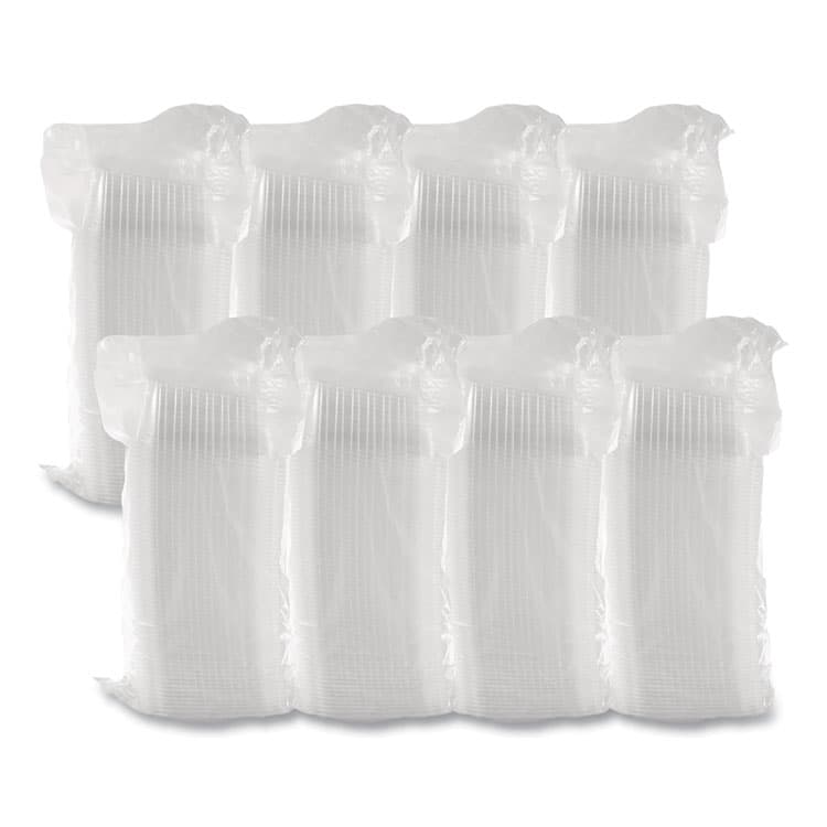 DART ClearPac Containers, 24 oz, 6.5 x 7.5 x 2, Clear, Plastic, 63/Pack, 8 Pack/Carton (DCCC24DER) thumbnail 3