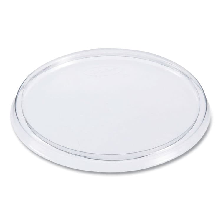 DART Non-Vented Cup Lids, Fits 10 oz to 14 oz Hot Cups/6 oz to 8 oz Food Containers/6 oz Bowls; Plastic, Clear, 1,000/Carton (DCC12CLR)