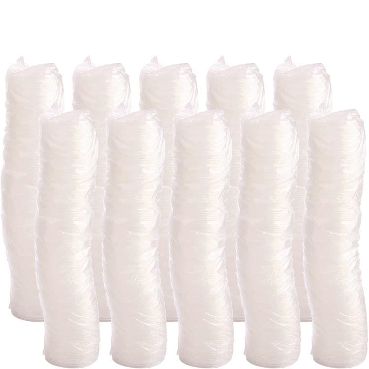 DART Plastic Lids, Vented, Fits 4 oz Hot Cups, Translucent, 100/Pack, 10 Packs/Carton (DCC4JL) thumbnail 3