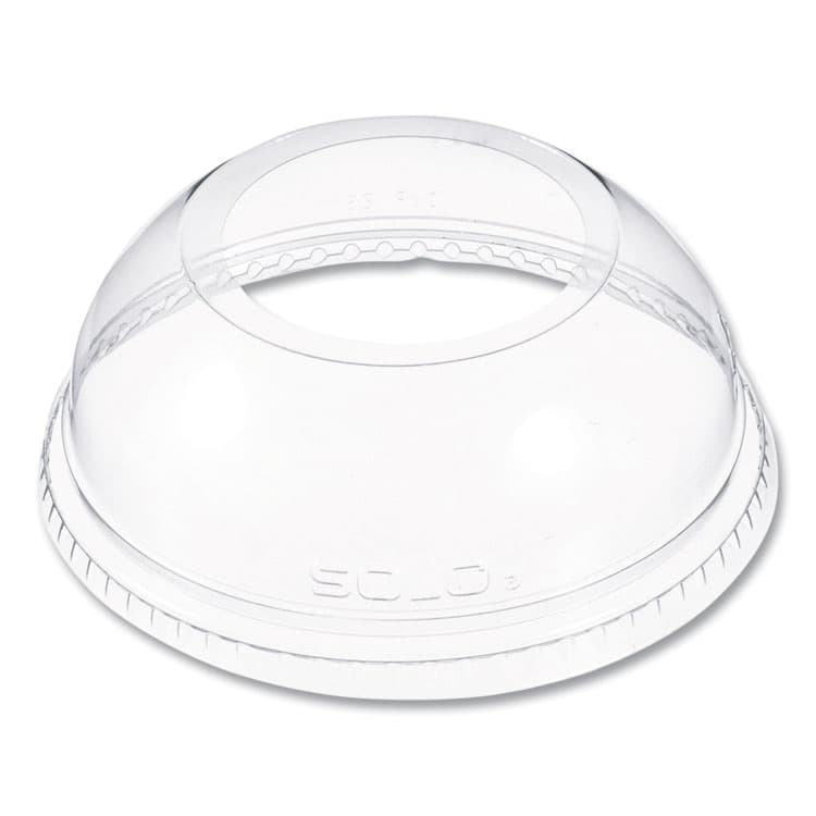 DART Open-Top Dome Lid, With 1.9" dia Hole, Fits 16 oz to 24 oz Cold Cups, Plastic, Clear, 1,000/Carton (DCCDLW626)