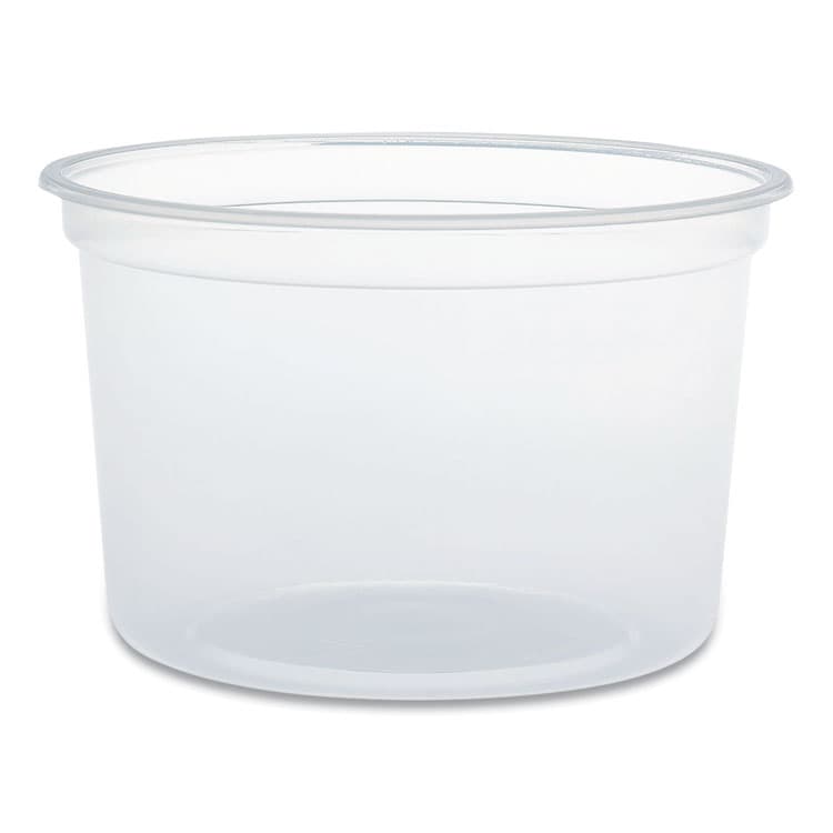 DART MicroGourmet Food Container, 16 oz, Translucent, Plastic, 50/Pack, 10 Packs/Carton (DCCMN160100)