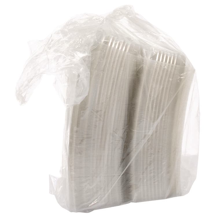 DART StayLock Clear Hinged Lid Containers, 8.6 x 9 x 3, Clear, Plastic, 100/Pack, 2 Packs/Carton (DCCC55UT1) thumbnail 2