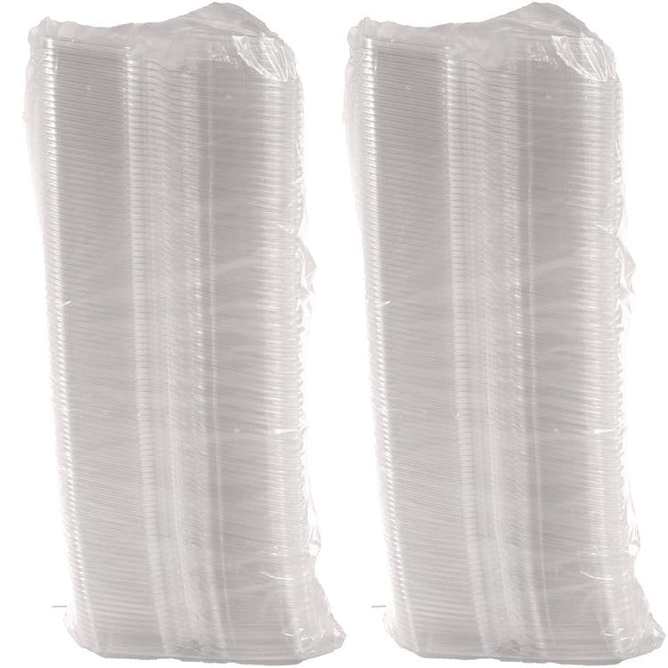 DART ClearPac SafeSeal Tamper-Resistant/Evident Containers, Domed Lid, 8 oz, Clear, Plastic, 100/Bag, 2 Bags/Carton (DCCCH8DED) thumbnail 3