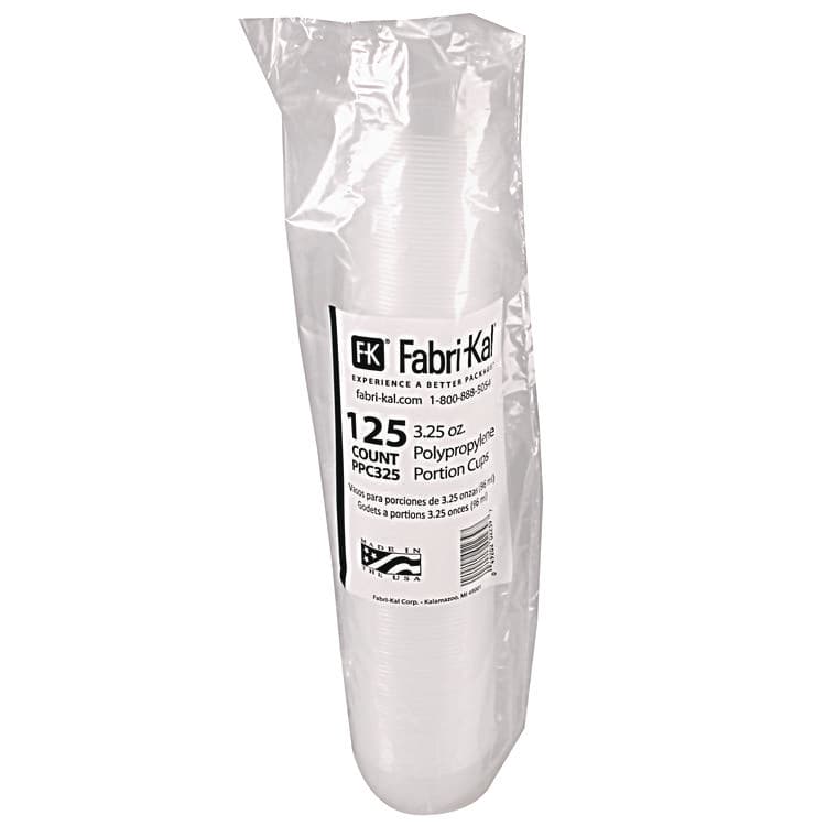 FABRI-KAL Portion Cups, 3.25 oz, Plastic, Clear, 2,500/Carton (FABPPC325) thumbnail 4