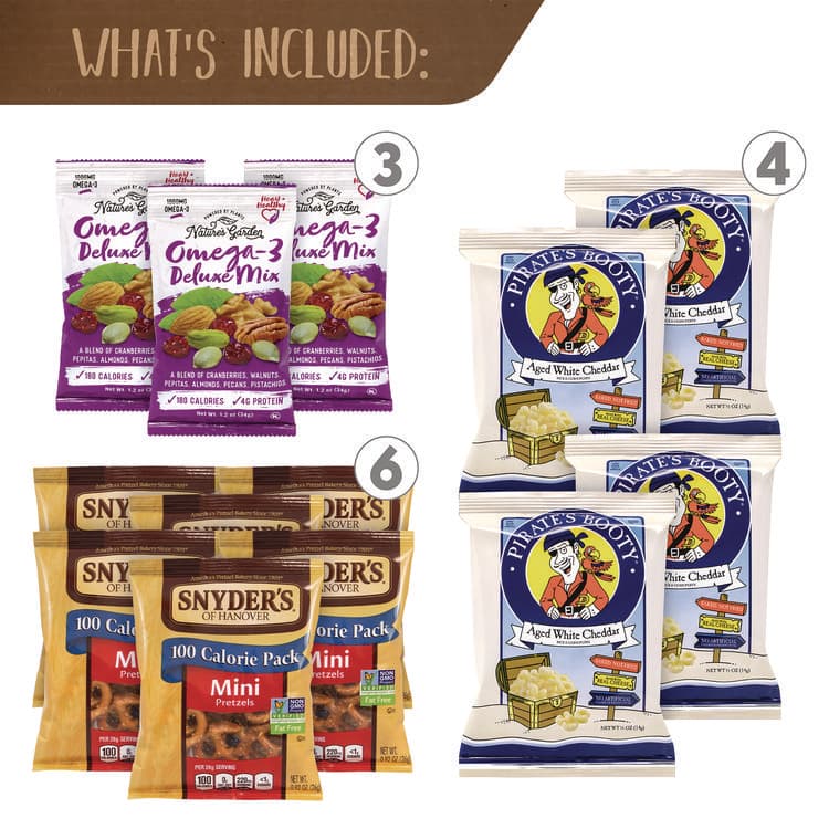 SNACK BOX PROS Better For You Snack Box, 37 Assorted Snacks/Box (GRR70000154) thumbnail 4