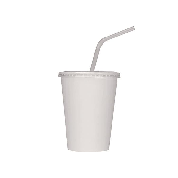 KARAT BY LOLLICUP Double Poly Paper Cold Cups, 12 oz, White, 1,000/Carton (KRTCKCP12W) thumbnail 3