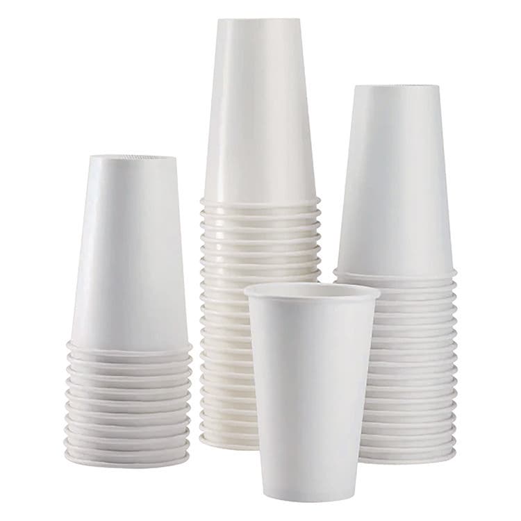 KARAT BY LOLLICUP Double Poly Paper Cold Cups, 16 oz, White, 1,000/Carton (KRTCKCP16W) thumbnail 2