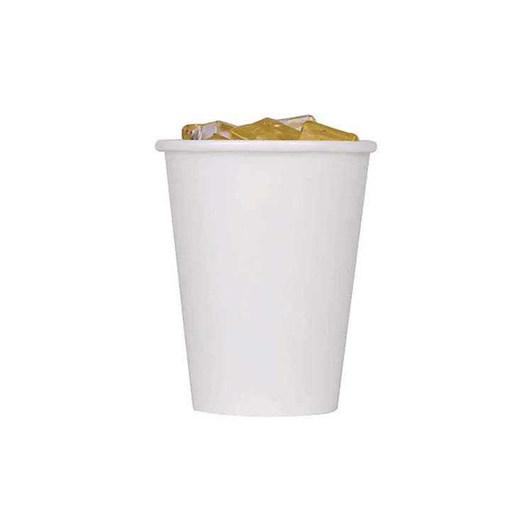 KARAT BY LOLLICUP Double Poly Paper Cold Cups, 9 oz, White, 1,000/Carton (KRTCKCP9W) thumbnail 3