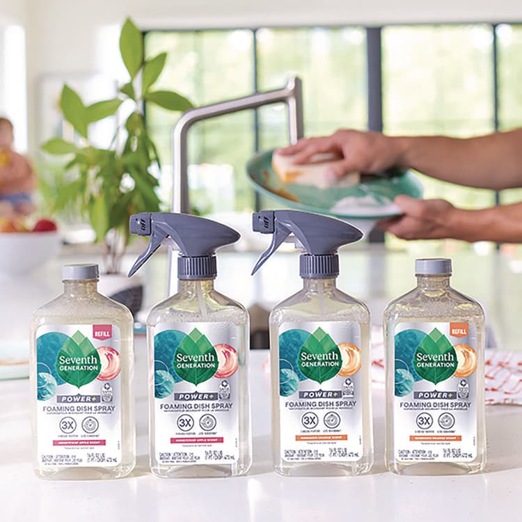 SEVENTH GENERATION Foaming Dish Spray, Mandarin Orange Scent, 16 oz Bottle (SEV45169EA) thumbnail 3