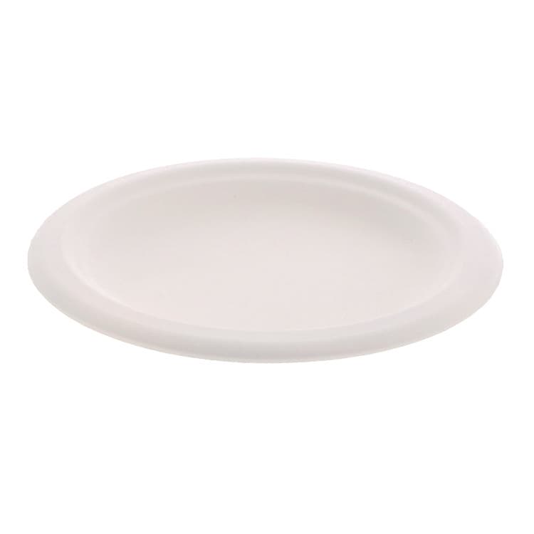 PACTIV EVERGREEN CORPORATION EarthChoice PFAS Free Compostable Dinnerware, Plate, Sugarcane, 6" dia, Natural, 1,000/Carton (PCTMC50006PFREE)