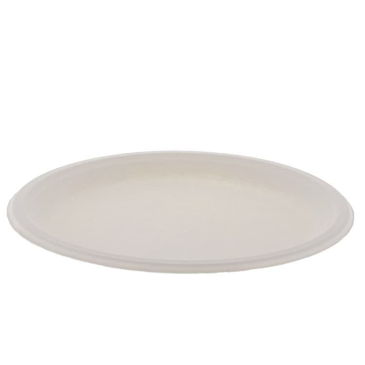 PACTIV EVERGREEN CORPORATION EarthChoice PFAS Free Compostable Dinnerware, Plate, Sugarcane, 10.25" dia, Natural, 500/Carton (PCTMC50010PFREE)