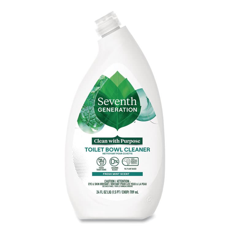 SEVENTH GENERATION Toilet Bowl Cleaner, Fresh Mint Scent, 24 oz Bottle (SEV45166EA)