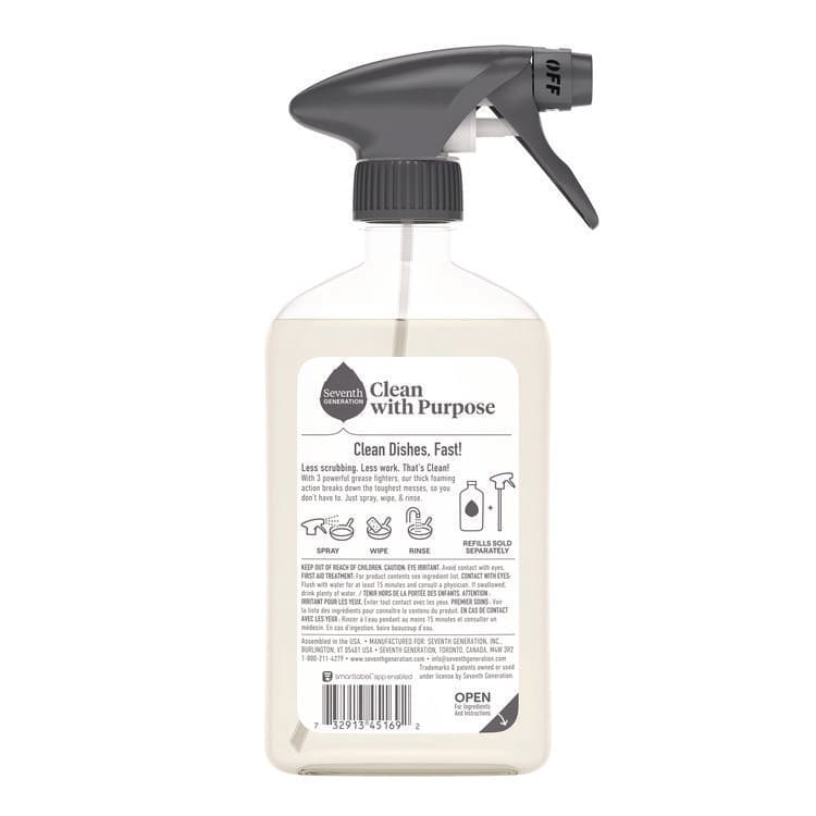 SEVENTH GENERATION Foaming Dish Spray, Mandarin Orange Scent, 16 oz Bottle (SEV45169EA) thumbnail 2
