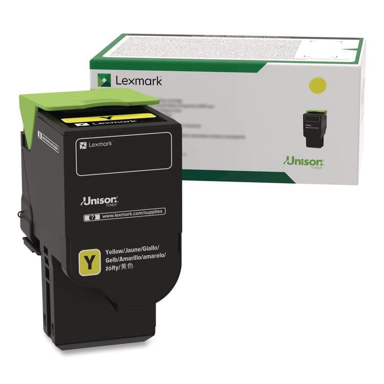 LEXMARK INT'L, . 78C1XY0 Return Program Extra High-Yield Toner, 5,000 Page-Yield, Yellow (LEX78C1XY0)