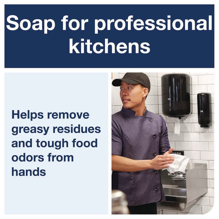 SCA TISSUE Odor-Control Hand Soap Liquid S4 Refill, Perfume-Free, 1 L, 6/Carton (TRK400020) thumbnail 4