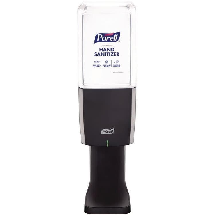 GO-JO INDUSTRIES ES10 Automatic Hand Sanitizer Dispenser, 4.33 x 3.96 x 10.31, Graphite (GOJ8324E1)