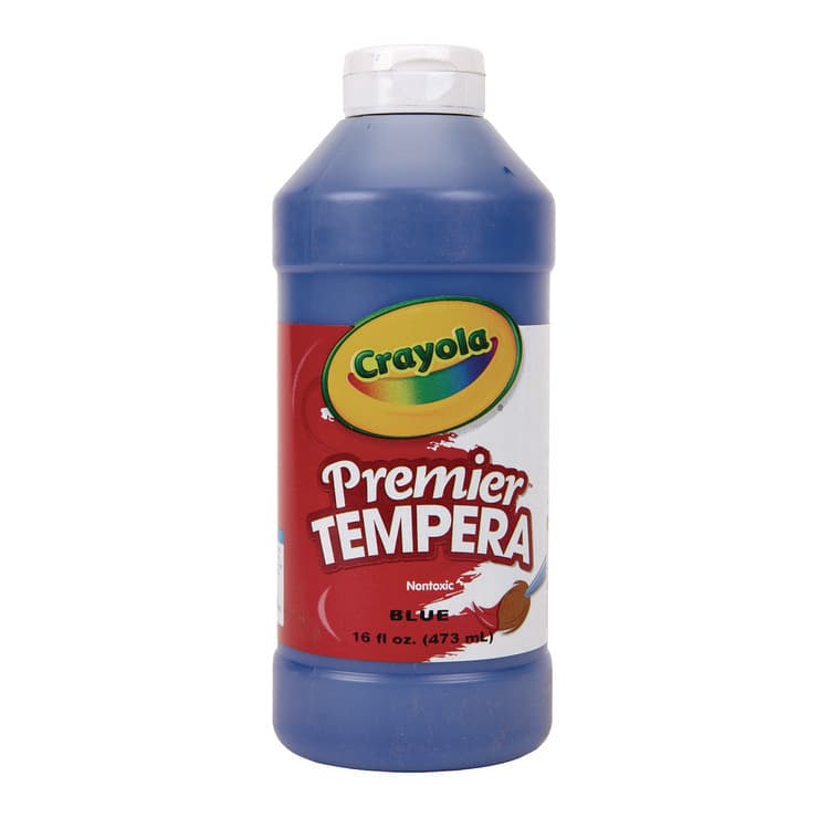 BINNEY & SMITH / CRAYOLA Premier Tempera Paint, Blue, 16 oz Bottle (CYO541216042) thumbnail 3