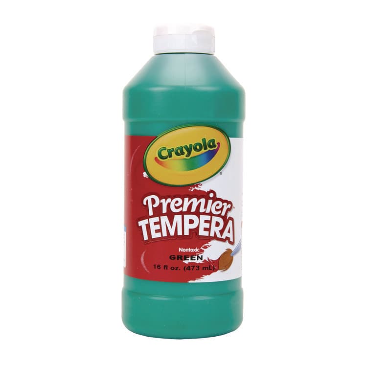 BINNEY & SMITH / CRAYOLA Premier Tempera Paint, Green, 16 oz Bottle (CYO541216044) thumbnail 2