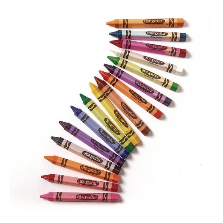 BINNEY & SMITH / CRAYOLA Classpack Triangular Crayons, Regular Size, 0.5" x 4", 16 Assorted Colors, 256/Carton (CYO528039) thumbnail 2