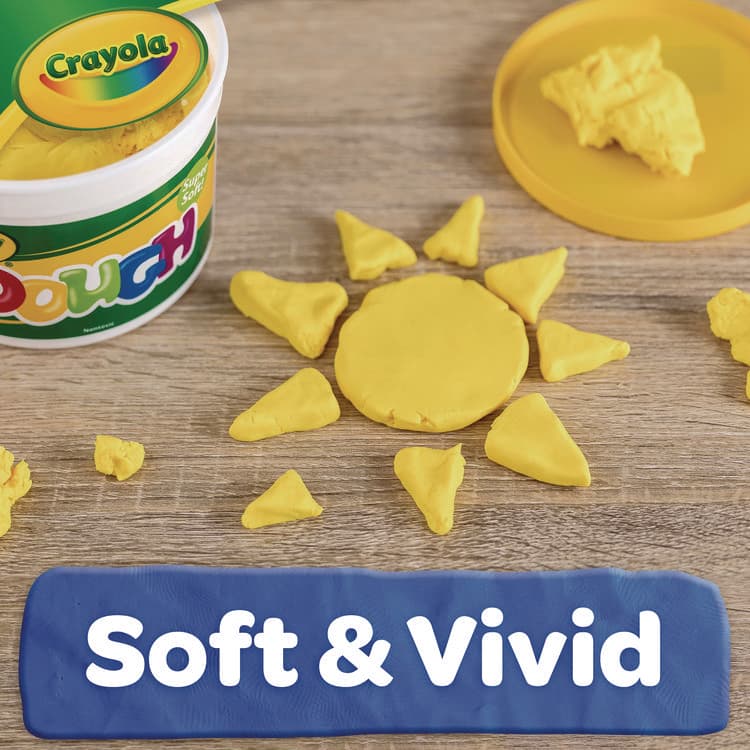 BINNEY & SMITH / CRAYOLA Modeling Dough Bucket, 3 lbs, Yellow (CYO570015034) thumbnail 4