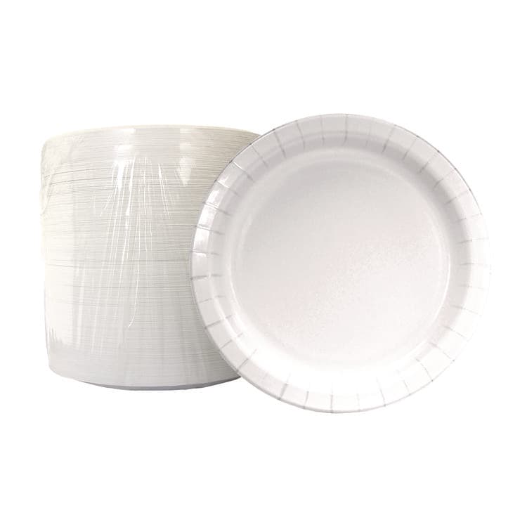 BOARDWALK Paper Dinnerware, Plate, 6" dia, White, 1,000/Carton (BWKWH6PLT) thumbnail 2