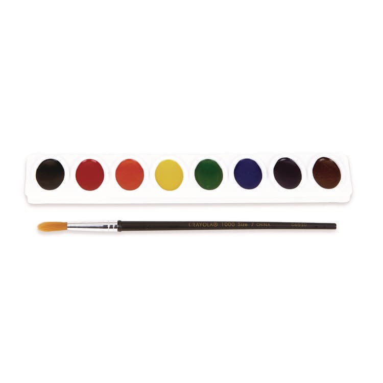 BINNEY & SMITH / CRAYOLA Watercolors, 8 Assorted Colors, Palette Tray (CYO530080) thumbnail 4