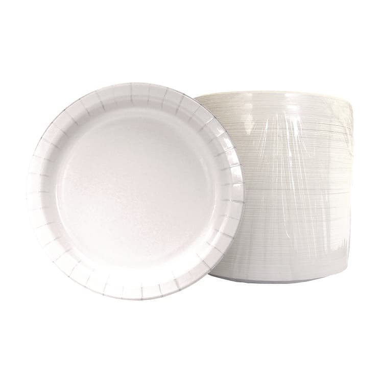 BOARDWALK Paper Dinnerware, Plate, 6" dia, White, 1,000/Carton (BWKWH6PLT) thumbnail 4