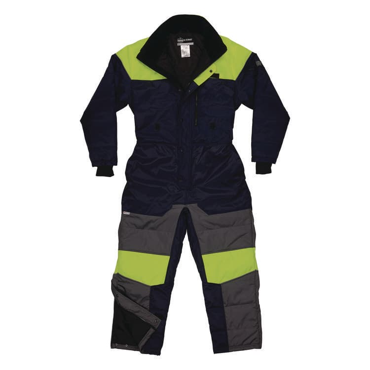 ERGODYNE CORPORATION N-Ferno 6475 Insulated Freezer Coverall, 3X-Large, Navy (EGO41247)