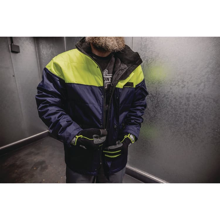 ERGODYNE CORPORATION N-Ferno 6476 Insulated Freezer Jacket, X-Small, Navy (EGO41251) thumbnail 4