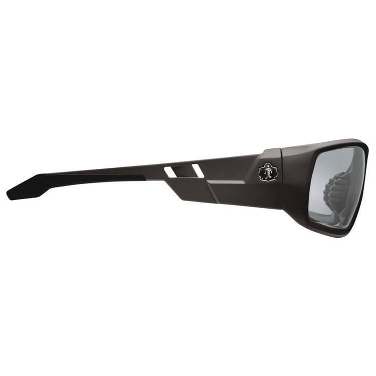 ERGODYNE CORPORATION Skullerz ODIN Anti-Scratch Enhanced Anti-Fog Safety Glasses, Matte Black Full Frame, Clear Dual I/O Lens (EGO50485) thumbnail 2