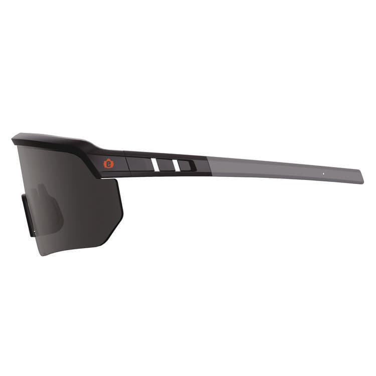 ERGODYNE CORPORATION Skullerz AEGIR Safety Glasses, Matte Black Half Frame, Smoke Single Lens (EGO55005) thumbnail 2