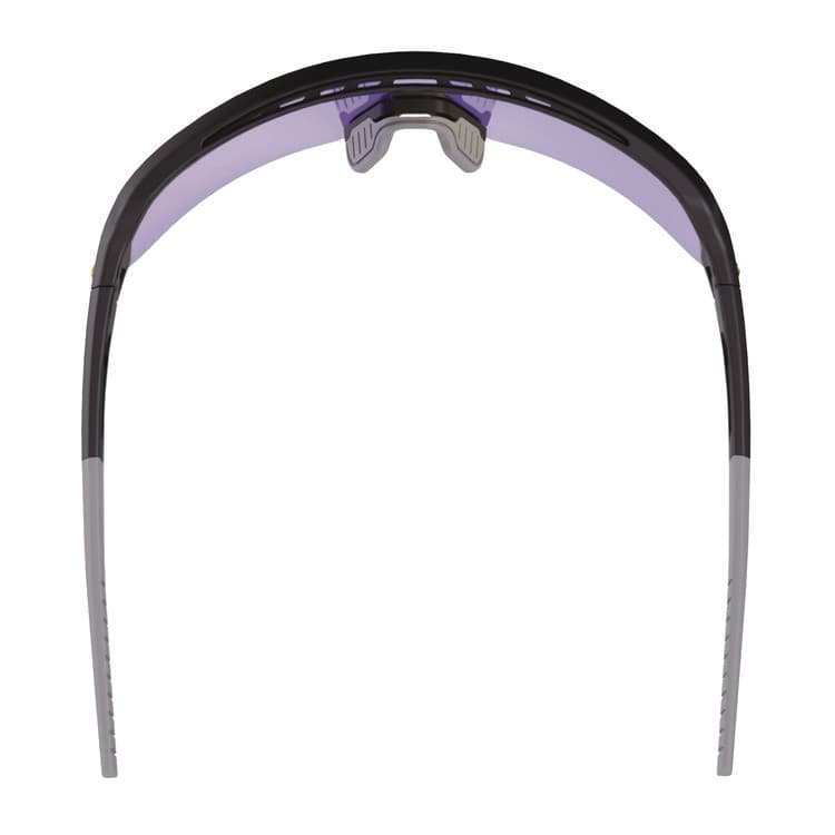 ERGODYNE CORPORATION Skullerz AEGIR Anti-Scratch Enhanced Anti-Fog Safety Glasses, Matte Black Half Frame, Mirrored Blue Single Lens (EGO55008) thumbnail 3