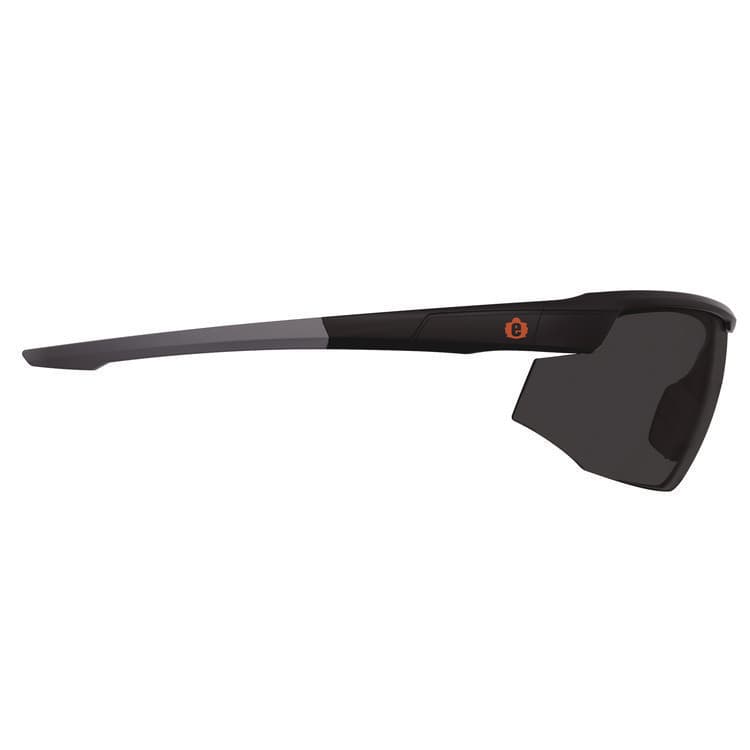 ERGODYNE CORPORATION Skullerz SKOLL Anti-Scratch Enhanced Anti-Fog Safety Glasses, Matte Black Half Frame, Smoke Single Lens (EGO59035) thumbnail 2