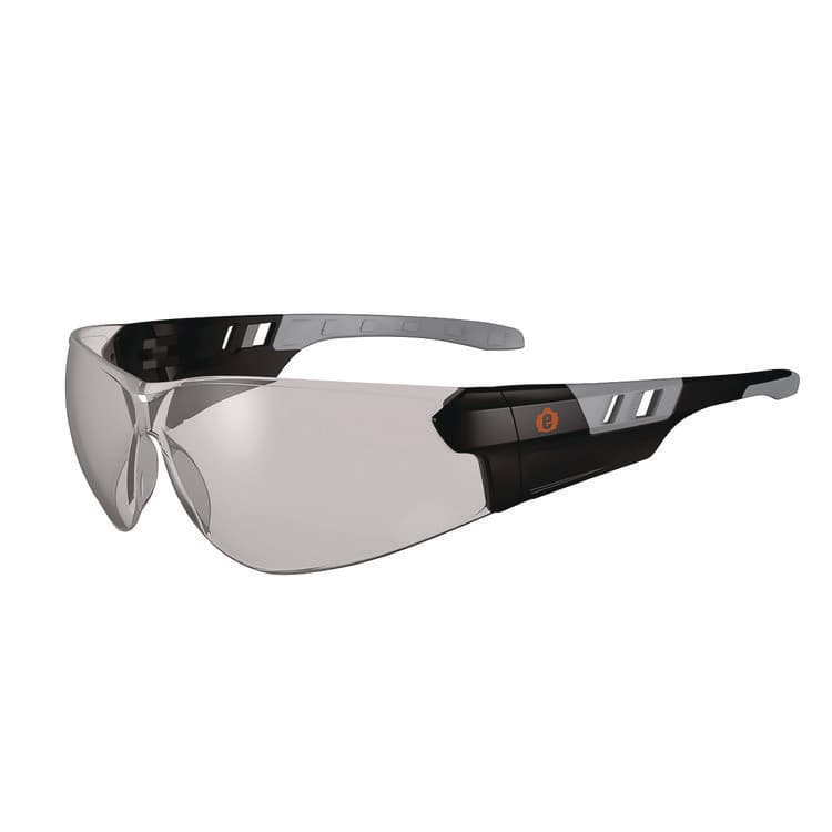 ERGODYNE CORPORATION Skullerz SAGA Anti-Scratch Enhanced Anti-Fog Safety Glasses, Frameless, Clear Single I/O Lens (EGO59185)