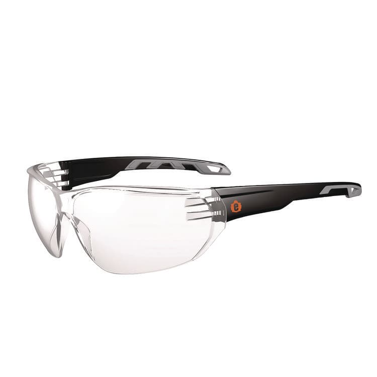 ERGODYNE CORPORATION Skullerz VALI Anti-Scratch Enhanced Anti-Fog Safety Glasses, Frameless, Clear Single Lens (EGO59205)