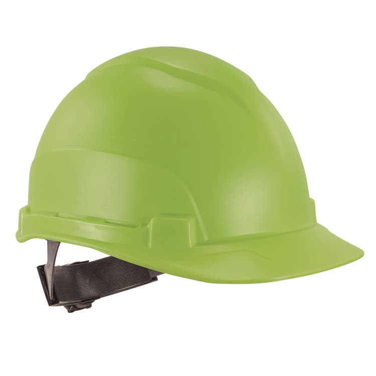 ERGODYNE CORPORATION Skullerz 8967 Class E Lightweight Cap-Style Hard Hat, 6-Point Rachet Suspension, Lime (EGO60226)